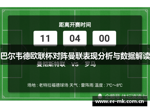 巴尔韦德欧联杯对阵曼联表现分析与数据解读 巴尔韦德欧联杯对阵曼联表现分析与数据解读